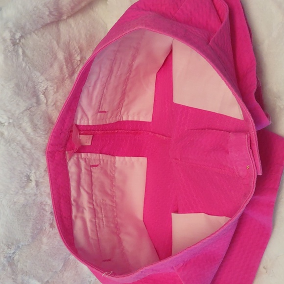 Lilly Pulitzer Textured Pink Shorts Size 4 - Picture 10 of 14